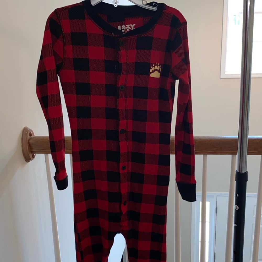 Unisex Kids Buffalo Print Pajamas